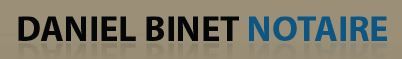 Daniel Binet Notaire - Logo
