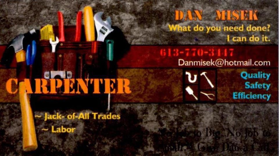 Dan Misek Carpentry - Logo