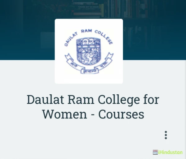 Daulat Ram College for Women - Courses - Logo