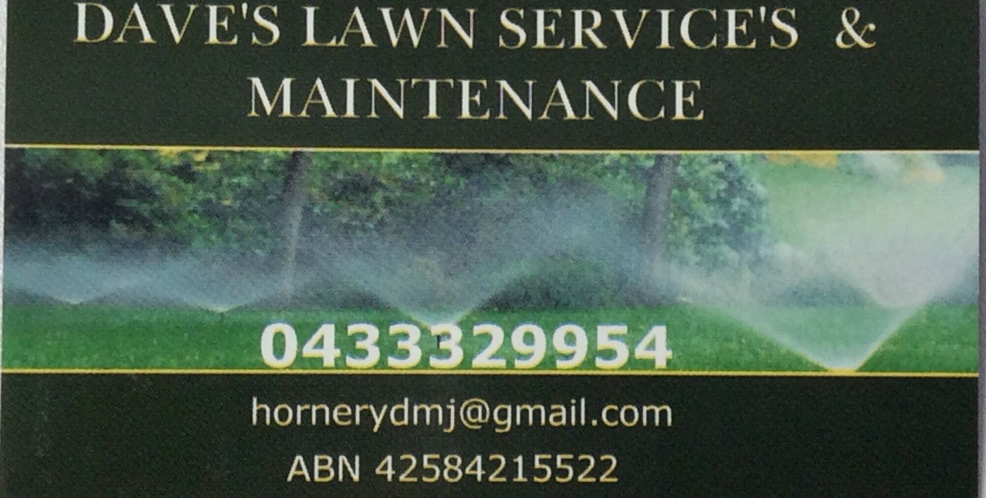 Dave's Lawn Services & Maintenance - Cover photo