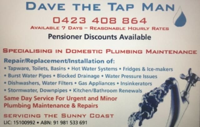 Dave the Tap Man - Cover photo