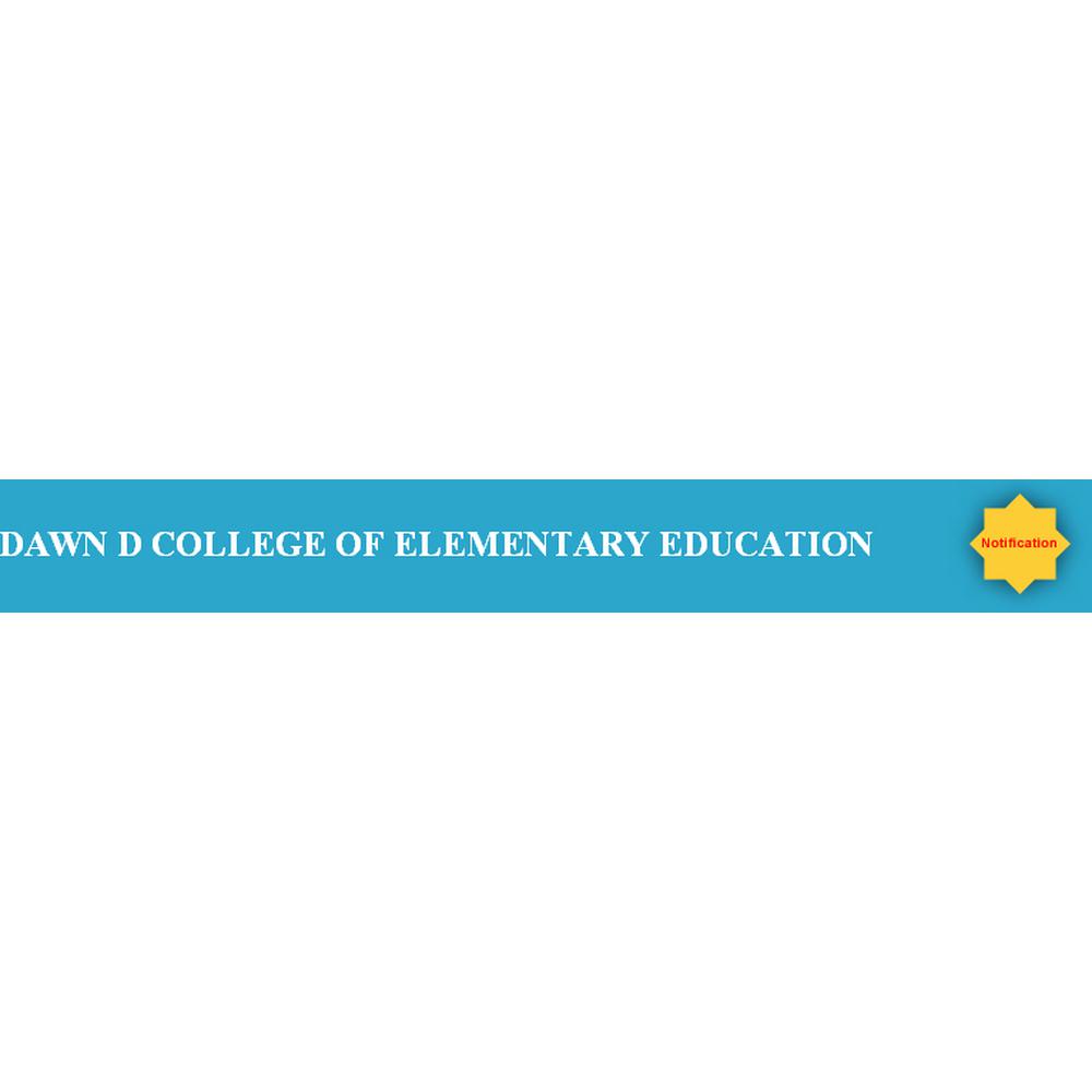 Dawn D College Of Elementary Education (D.Ed) (DDEE) - Logo