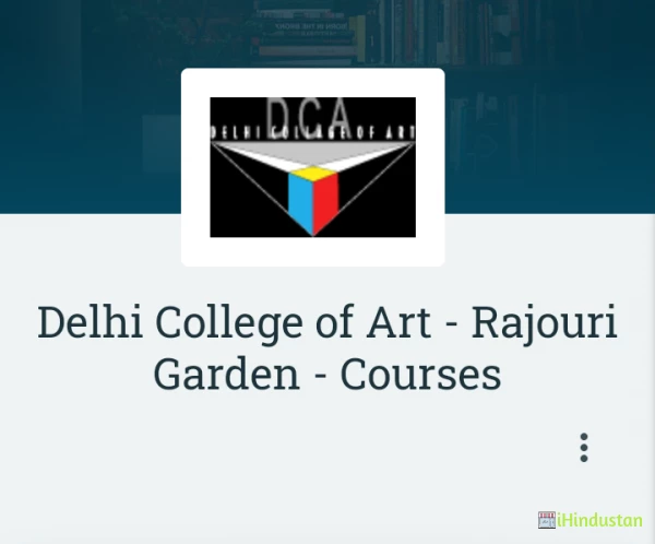Delhi College of Art - Rajouri Garden - Courses - Logo