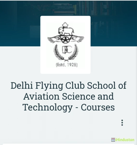 Delhi Flying Club School of Aviation Science and Techno - Logo