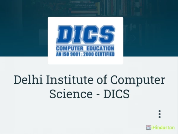 Delhi Institute of Computer Science - DICS - Logo