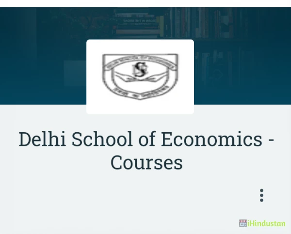Delhi School of Economics - Coursesmo - Logo