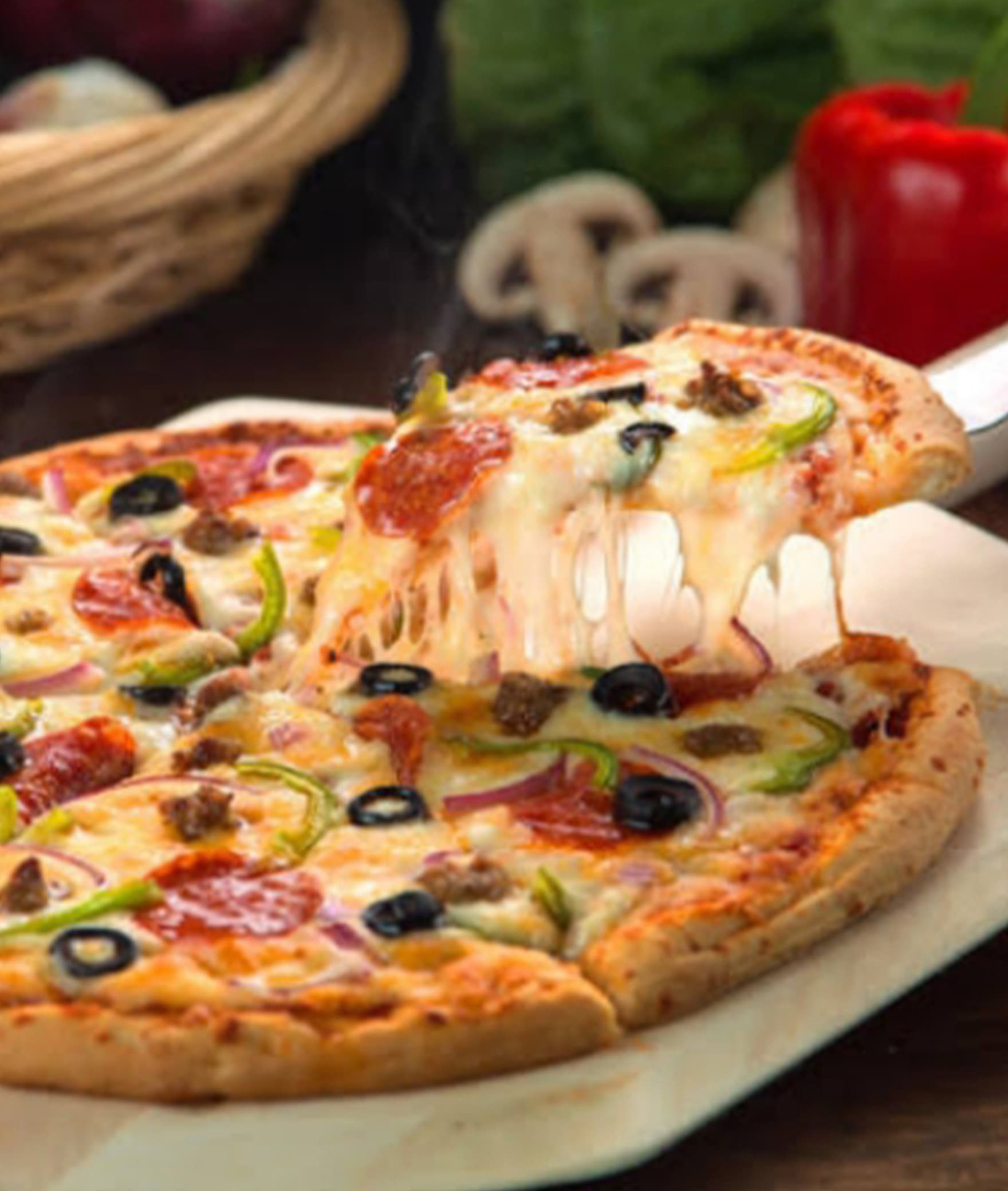 Delicious Pizza King - Logo