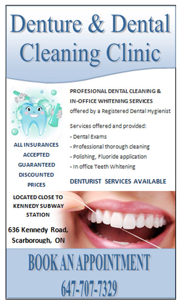 Denture and Dental Cleaning Services - Cover photo