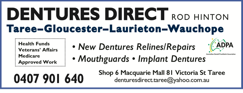 Dentures Direct Taree-Rod Hinton - Logo