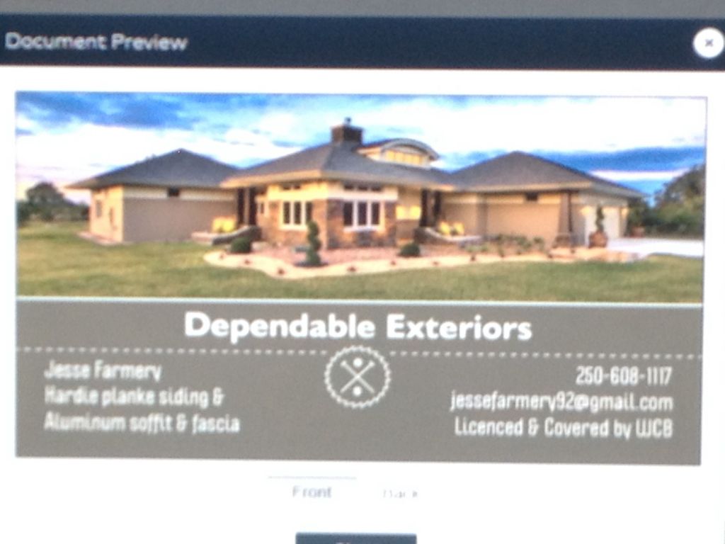 Dependable Exteriors - Logo