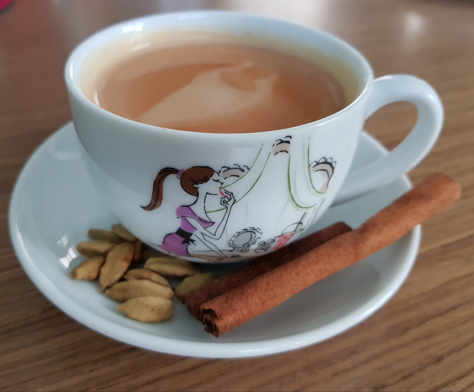 Desire Instant Chai, Maza Aajaye !! - Logo