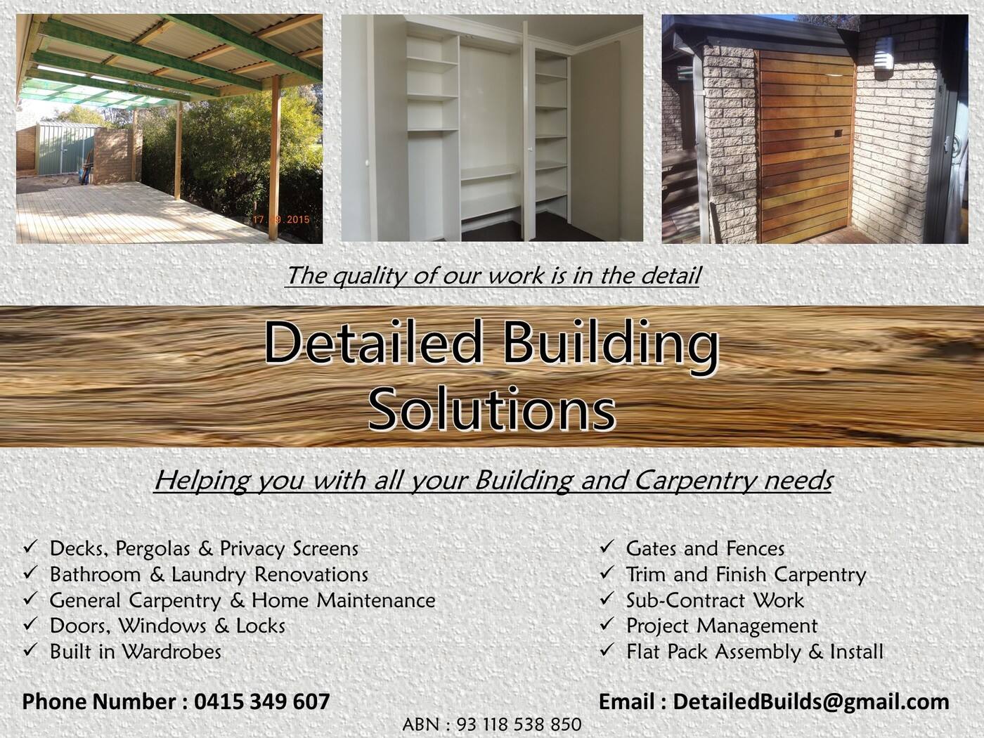 Detailed Building Solutions - Cover photo
