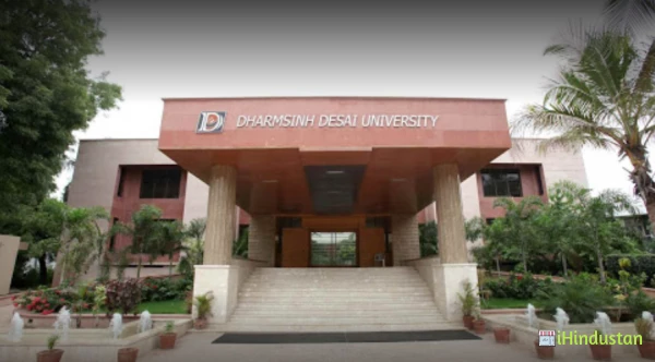 DHARMSINH DESAI UNIVERSITY - Logo