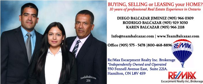 DIEGO BALCAZAR - RE/MAX Escarpment Realty Inc - Cover photo