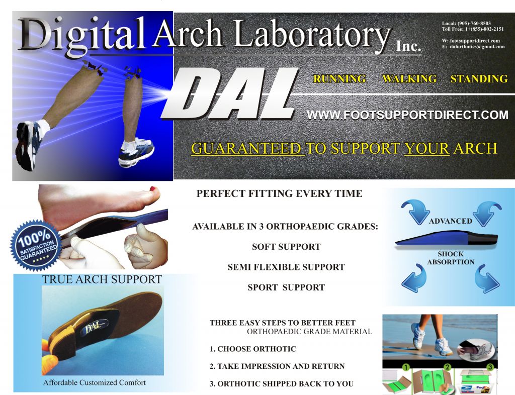 Digital Arch Laboratory: Custom Comfort Orthotic - Logo