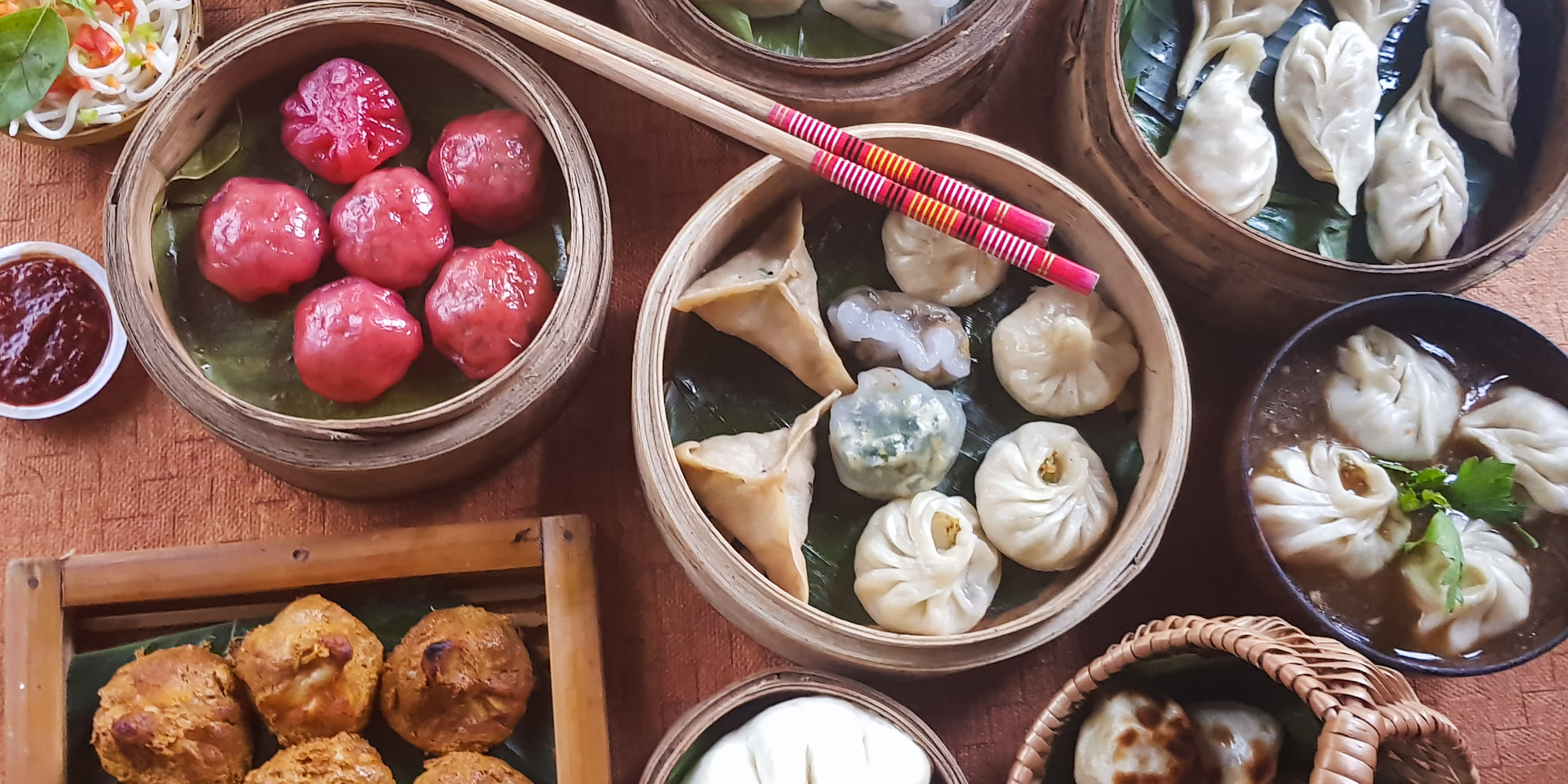 Dimsum (Momo) Express - Logo