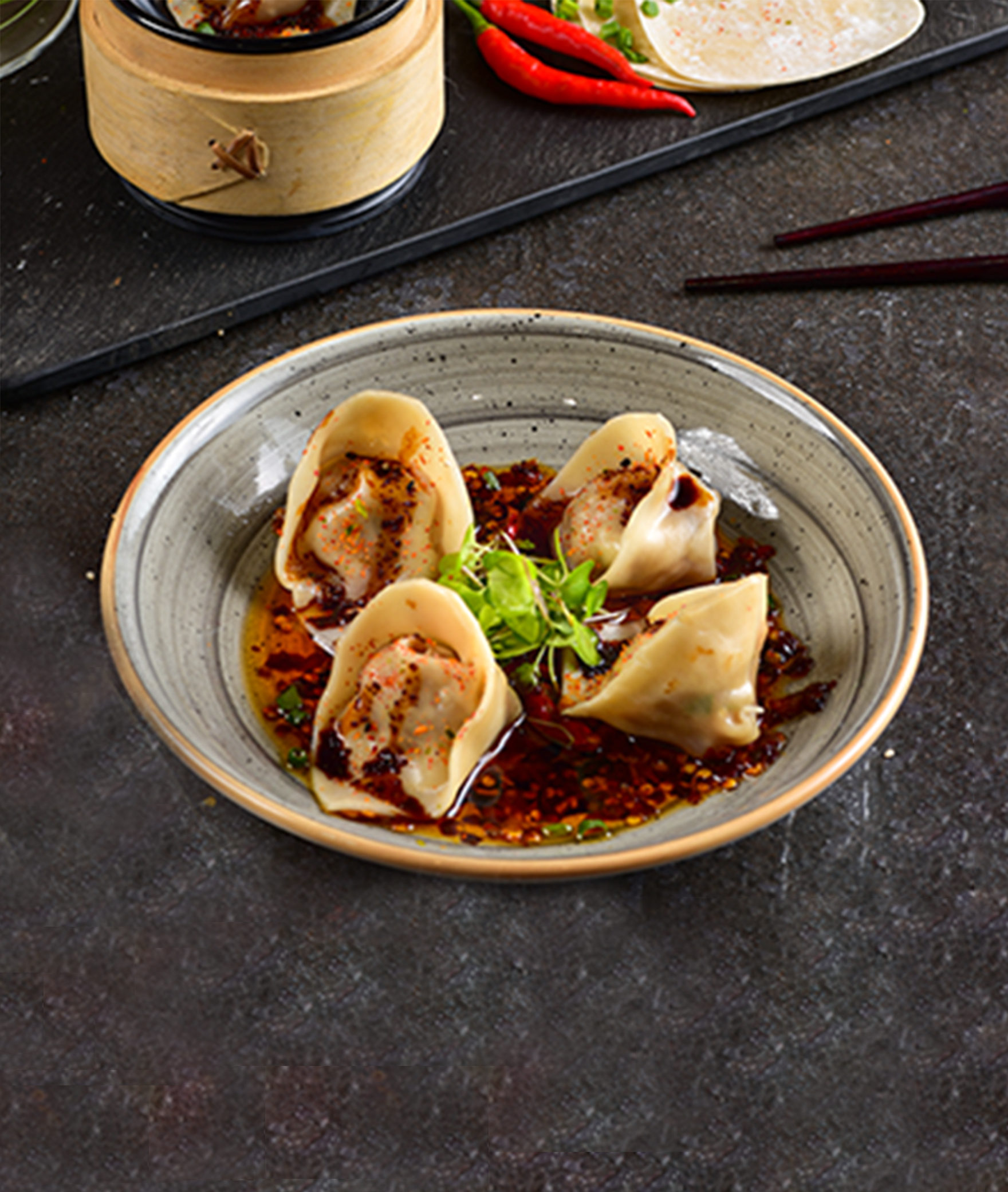 Dimsum Vs Sushi - Logo