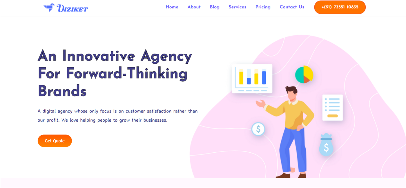 Diziket Marketing Agency - Cover photo