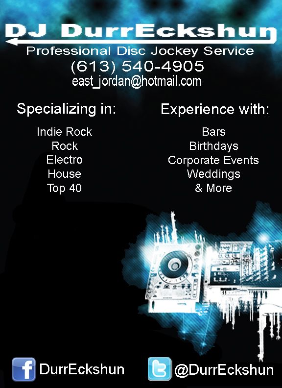 DJ DurrEckshun Professional DJ Service - Logo