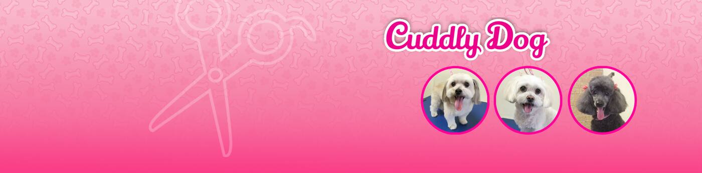 Dog Grooming Salon Cuddly Dog - Logo