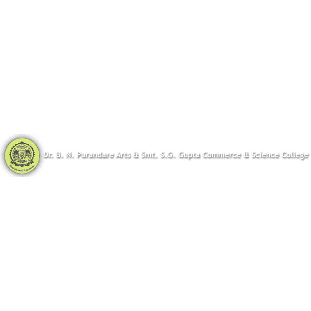 Dr. B. N. Purandare Arts & Smt. S.G. Gupta Commerce College & Science College (DBNPASGGCC) - Logo