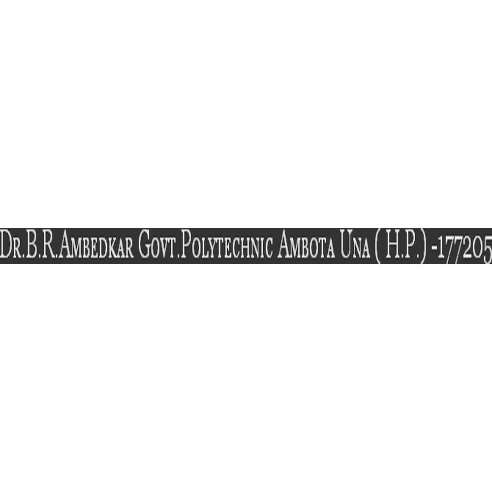 Dr.B.R.Ambedkar Govt.Polytechnic (DBRAGP) - Logo