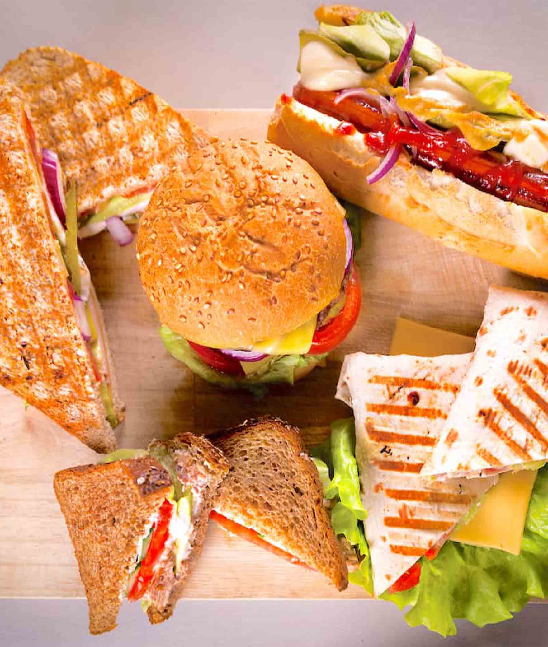 Dr. Burger and Sandwich - Logo