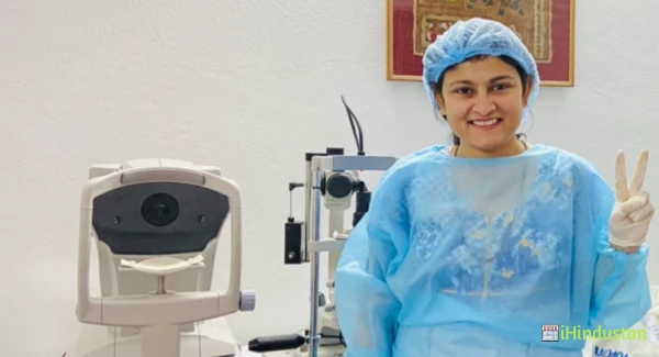 Dr Heena Bhandari Indore Eye Centre - Logo