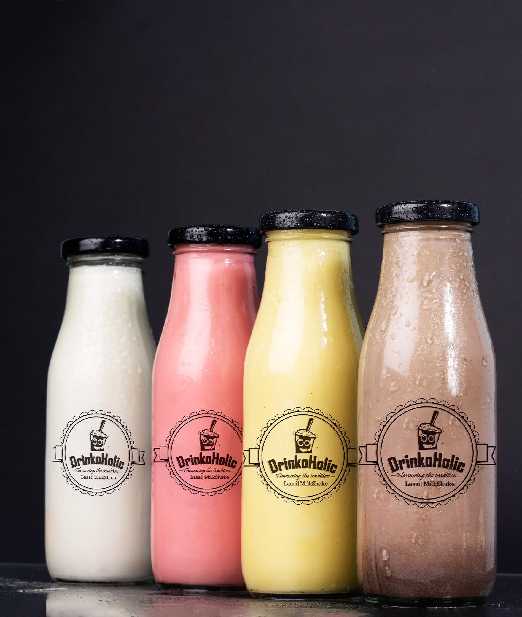 DrinkoHolic - Thickshake & More - Logo