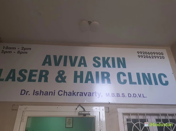 Dr Ishani chakravarty; AVIVA SKIN LASER & HAIR CLINIC - Logo