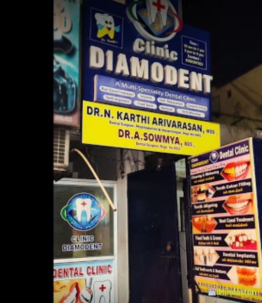 Dr. Karthi's DIAMODENT Dental Clinic - Logo