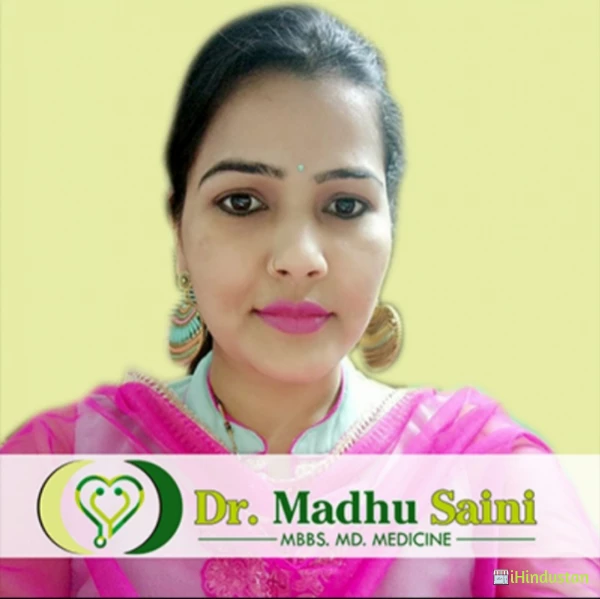 Dr Madhu Saini - Logo