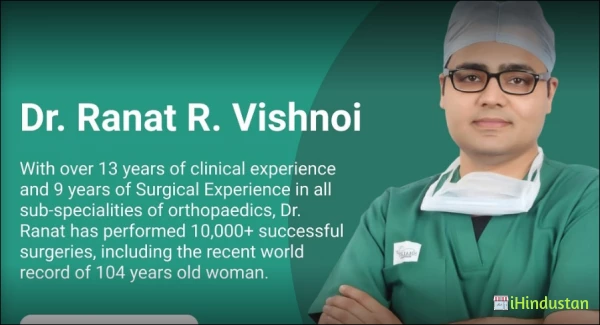 Dr. Ranat R. Vishnoi Orthopedic Surgeon - Logo