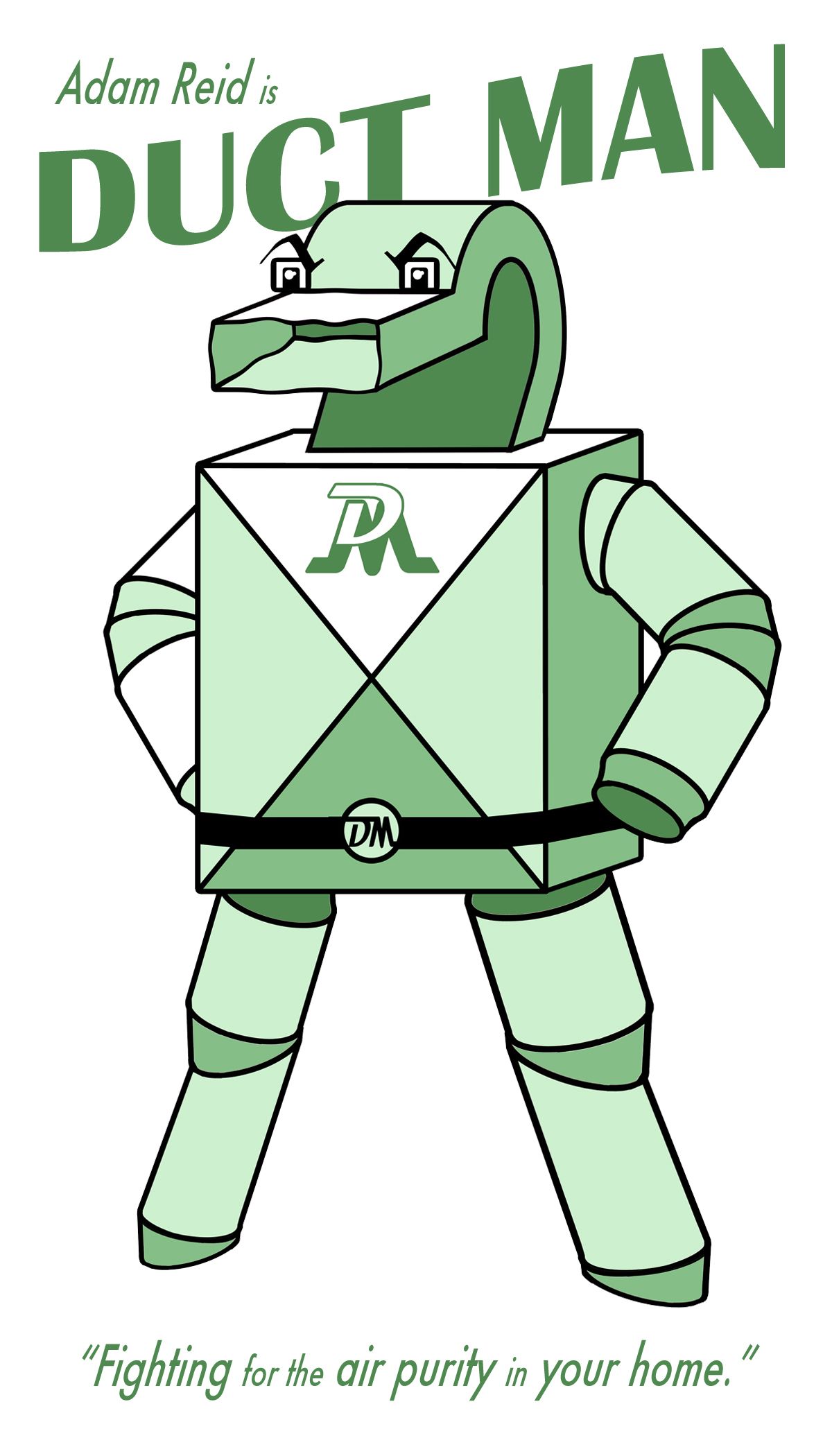 Duct Man Furnace &a; Duct Cleaning - Logo