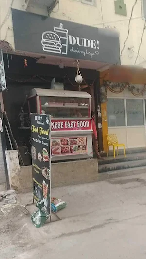 Dude! Where's My Burger - Logo
