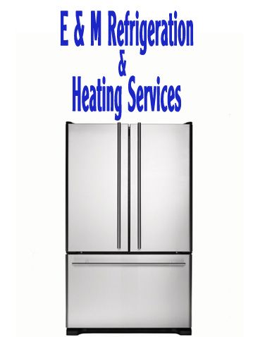 E &a; M Refrigeration &a; Heating Services - Logo