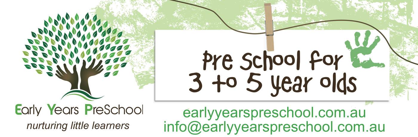 Early Years Pre School - Cover photo