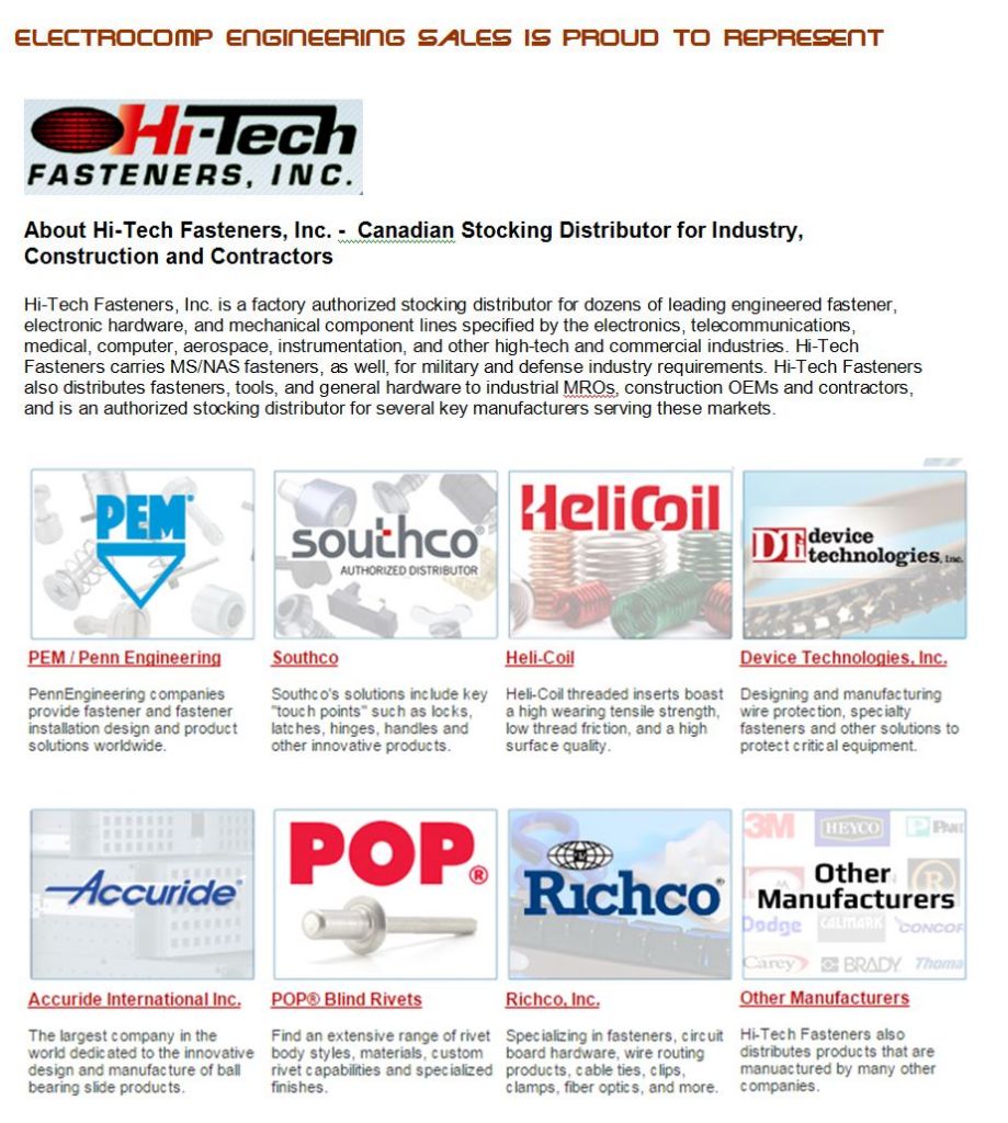Electrocomp Engineering Sales - Cover photo