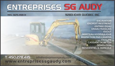 Entreprises SG Audy - Logo