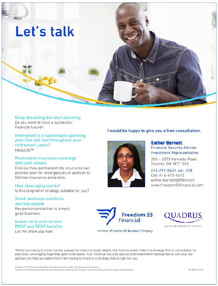Esther Barnett - Freedom 55 Financial - Financial Secur - Logo
