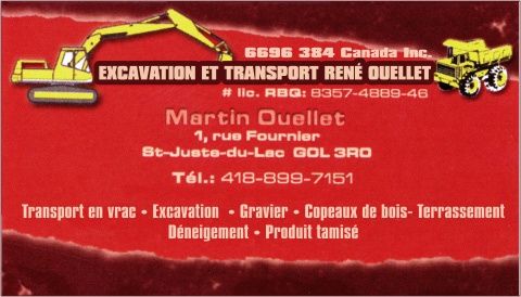 Excavation et Transport René Ouellet - Logo