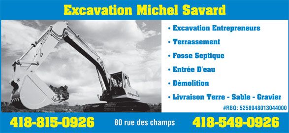 Excavation Michel Savard - Logo