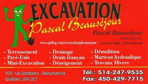Excavation Pascal Beauséjour - Logo