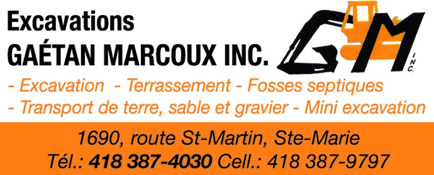 Excavations Gaétan Marcoux Inc - Logo
