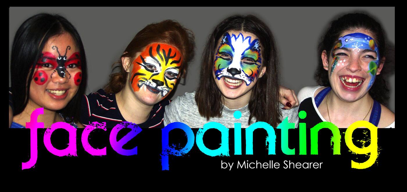 Face Painting by Michelle Shearer - Cover photo