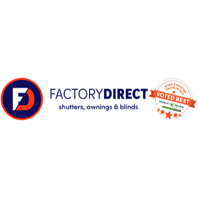 Factory Direct Shutters, Awnings & Blinds - Logo