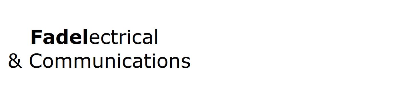Fadelectrical Communications - Cover photo
