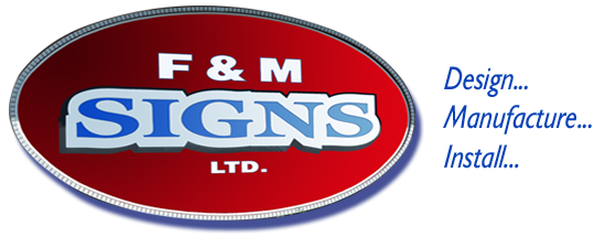 F &a; M Signs - Logo