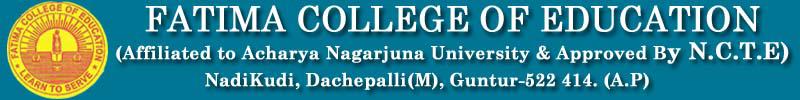 Fatima College of Education (FCE), Guntur - Logo