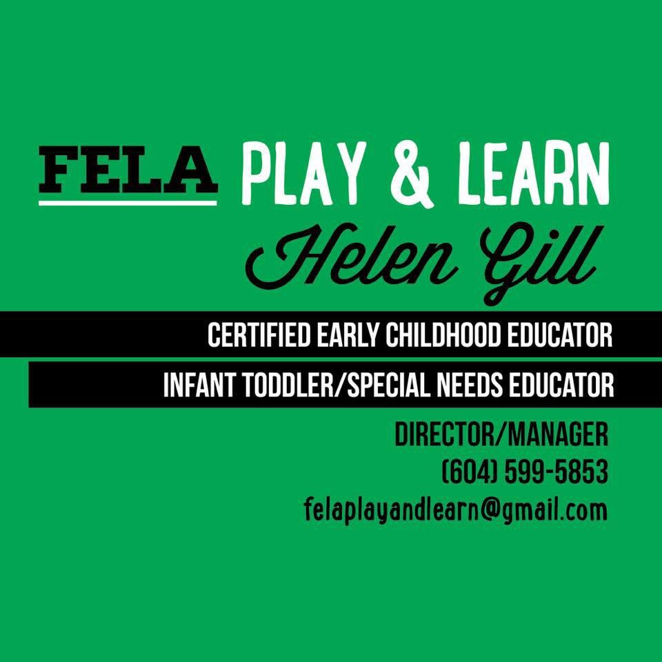 FELA Play and Learn Childcare - Logo